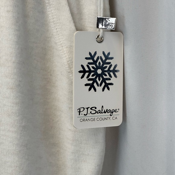 PJ Salvage Mountain Bound Lounge Sleep Pant Jogger - Oatmeal Cream - Picture 4 of 10